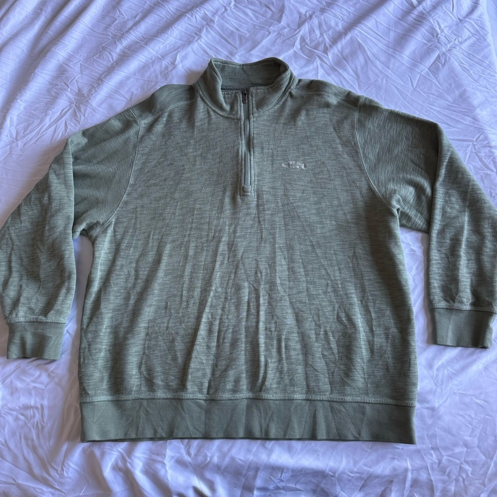 Orvis quarter zip sweater
